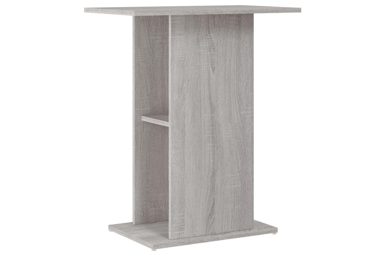 Vidaxl Aquarium Stand Grey Sonoma 605x36x725 Cm Engineered Wood