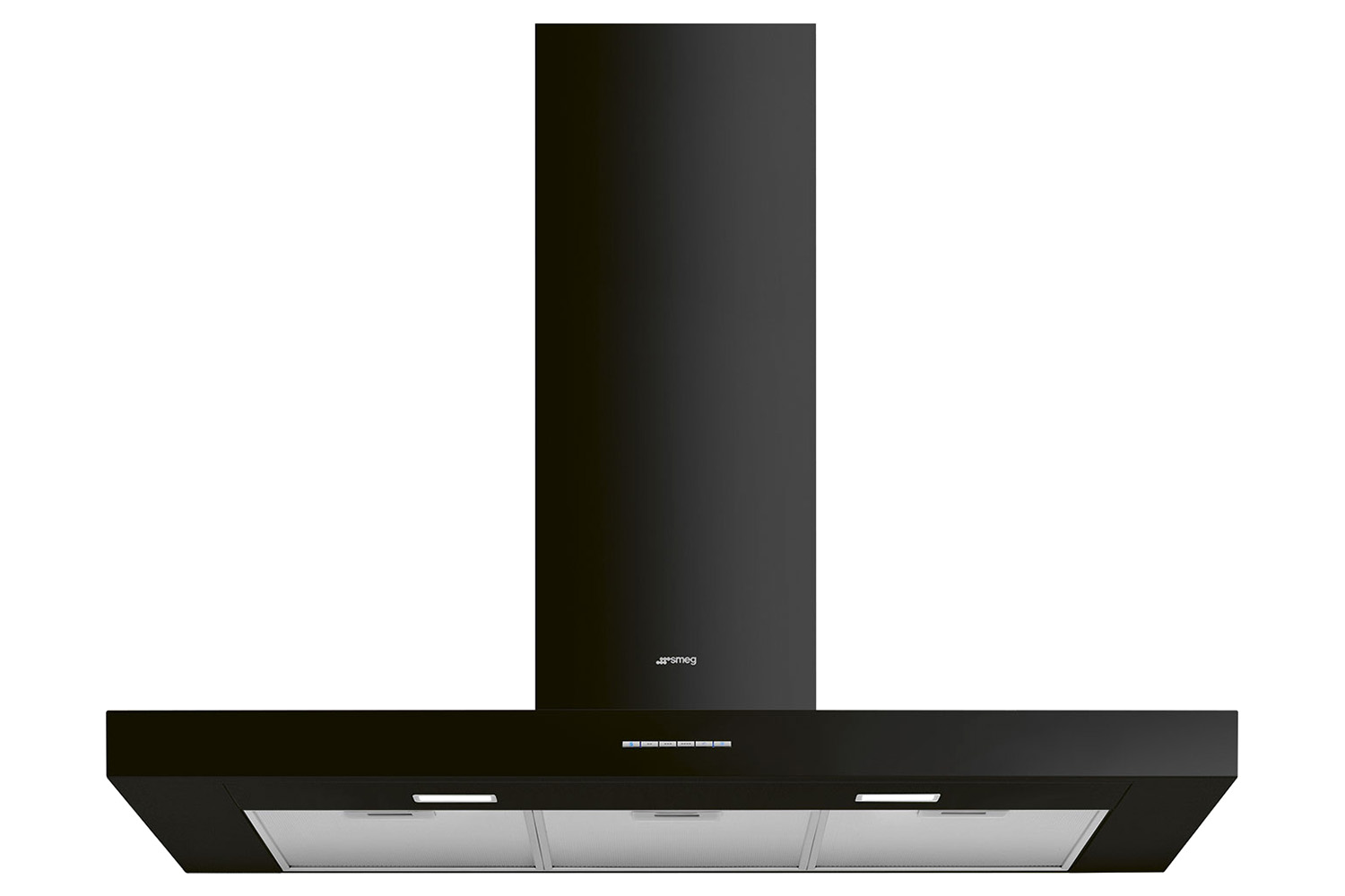 Smeg 100cm Universal Chimney Cooker Hood | KBT100BL | Black