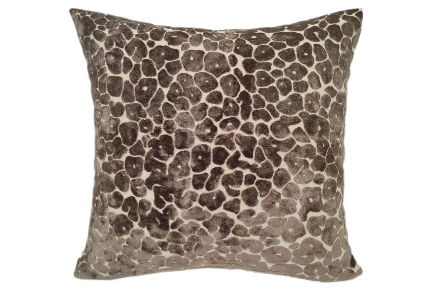 Paul Moneypenny Leopard Cushion | Chocolate | 56 x 56 cm