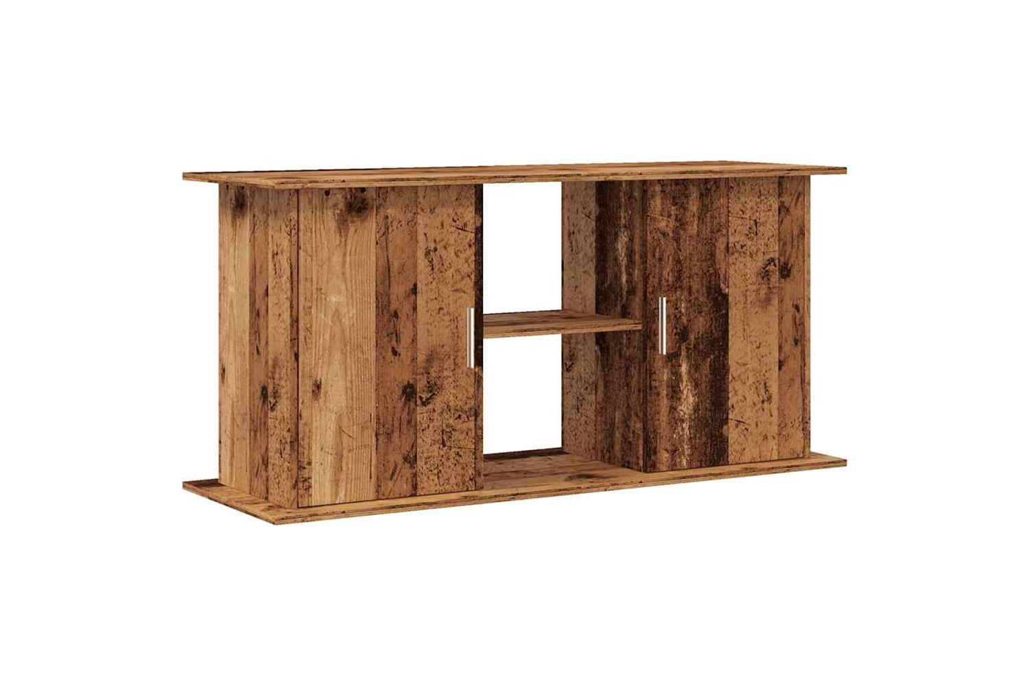 Vidaxl Aquarium Stand Old Wood 121x41x58 Cm Engineered Wood
