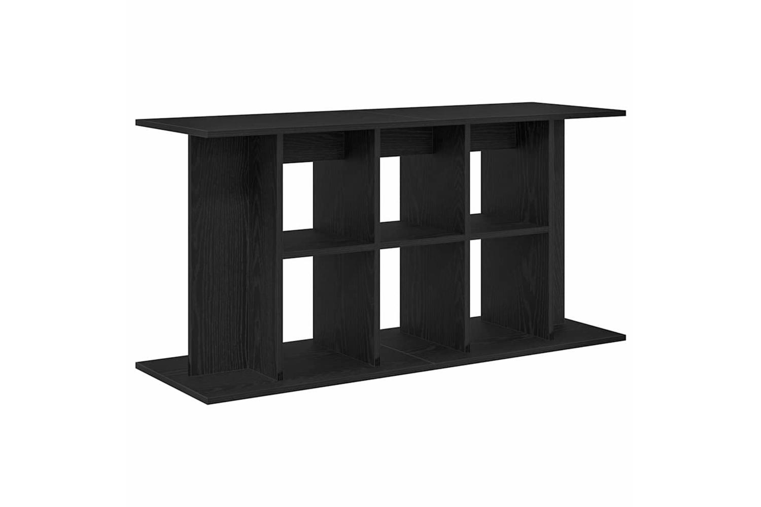 Vidaxl Aquarium Stand Black Oak 120x40x60 Cm Engineered Wood