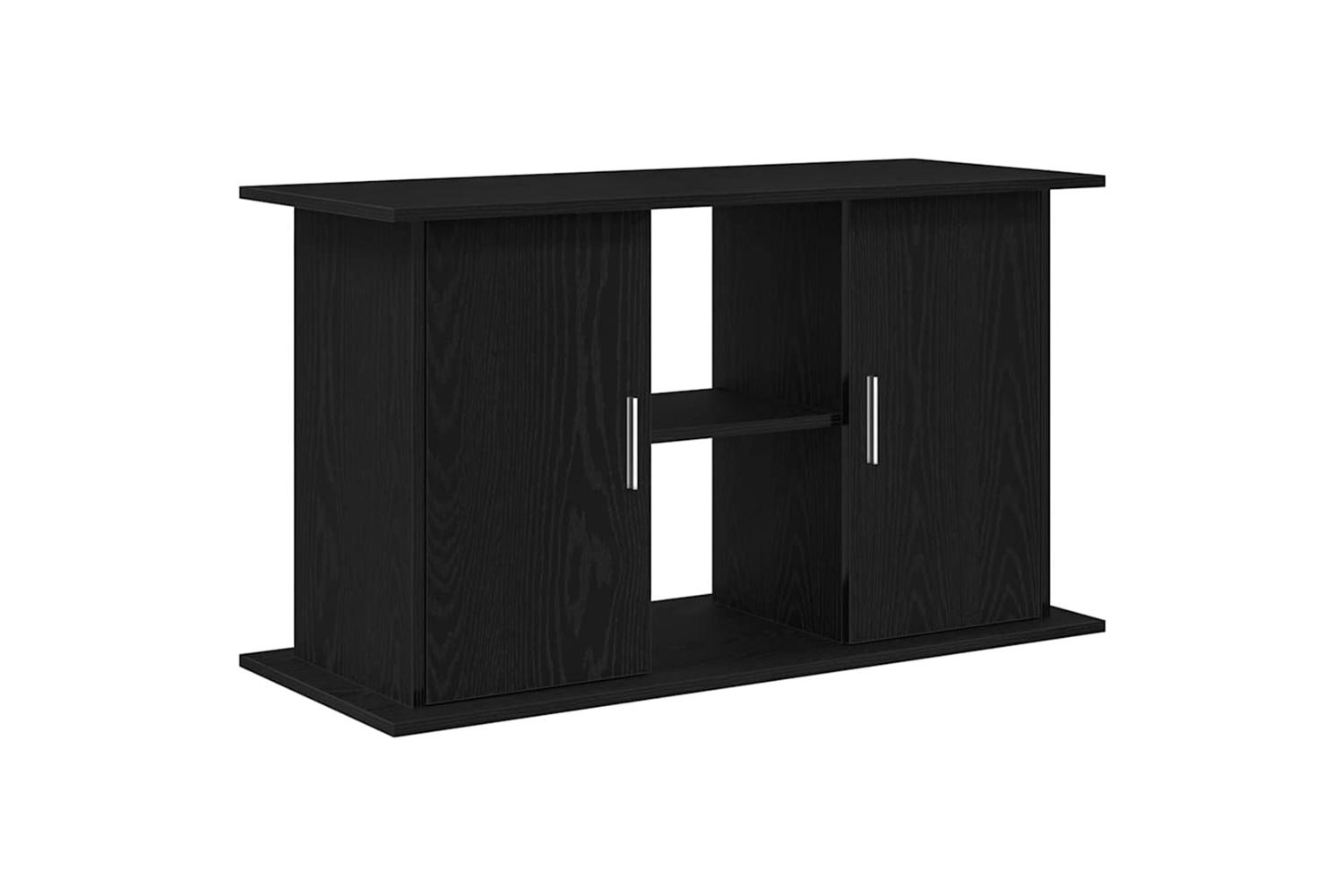 Vidaxl Aquarium Stand Black Oak 101x41x58 Cm Engineered Wood