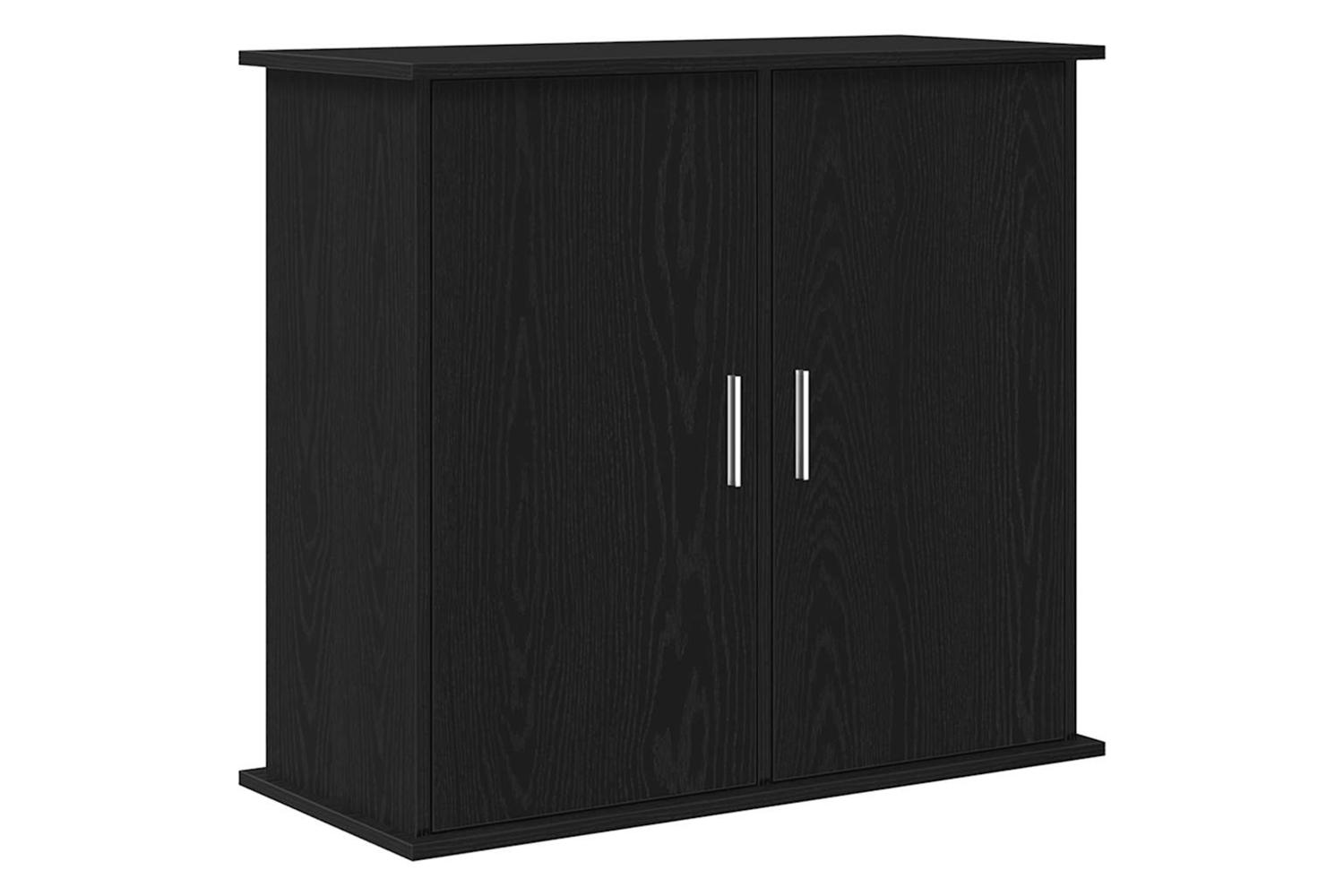 Vidaxl Aquarium Stand Black Oak 81x36x73 Cm Engineered Wood