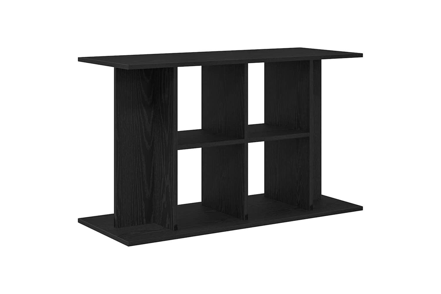 Vidaxl Aquarium Stand Black Oak 100x40x60 Cm Engineered Wood