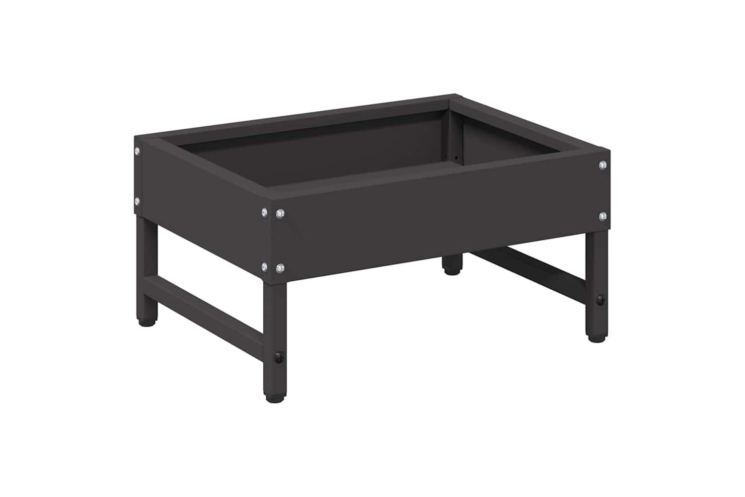 Vidaxl Bird Feeder Black 34 X 26 X 16 Cm Cold-rolled Steel