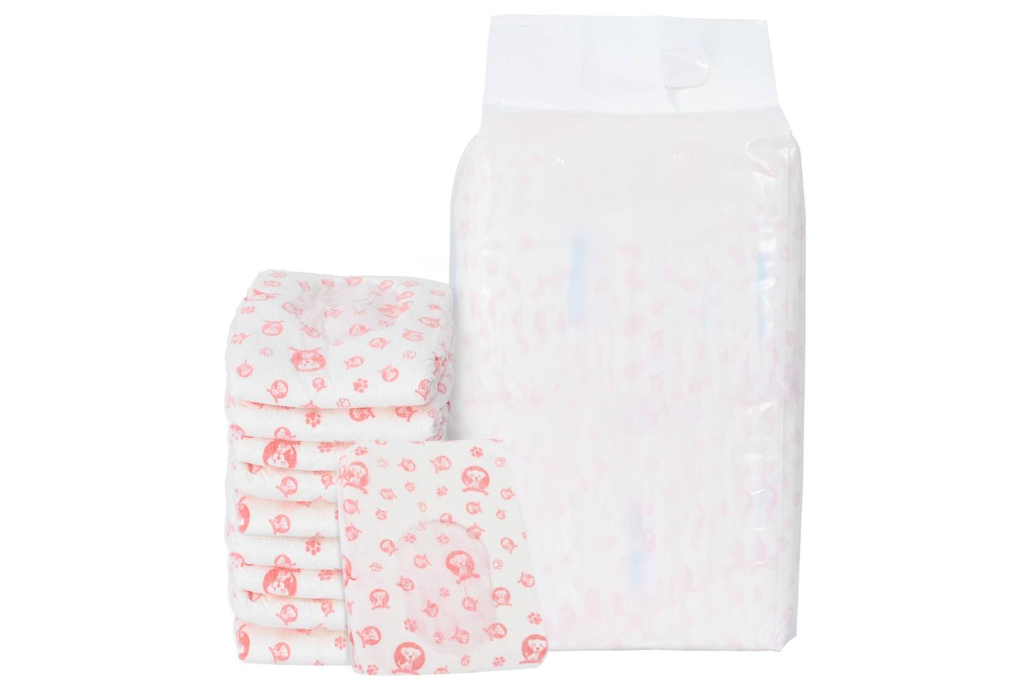 Vidaxl Disposable Dog Diaper Female 30 Pcs White Xl