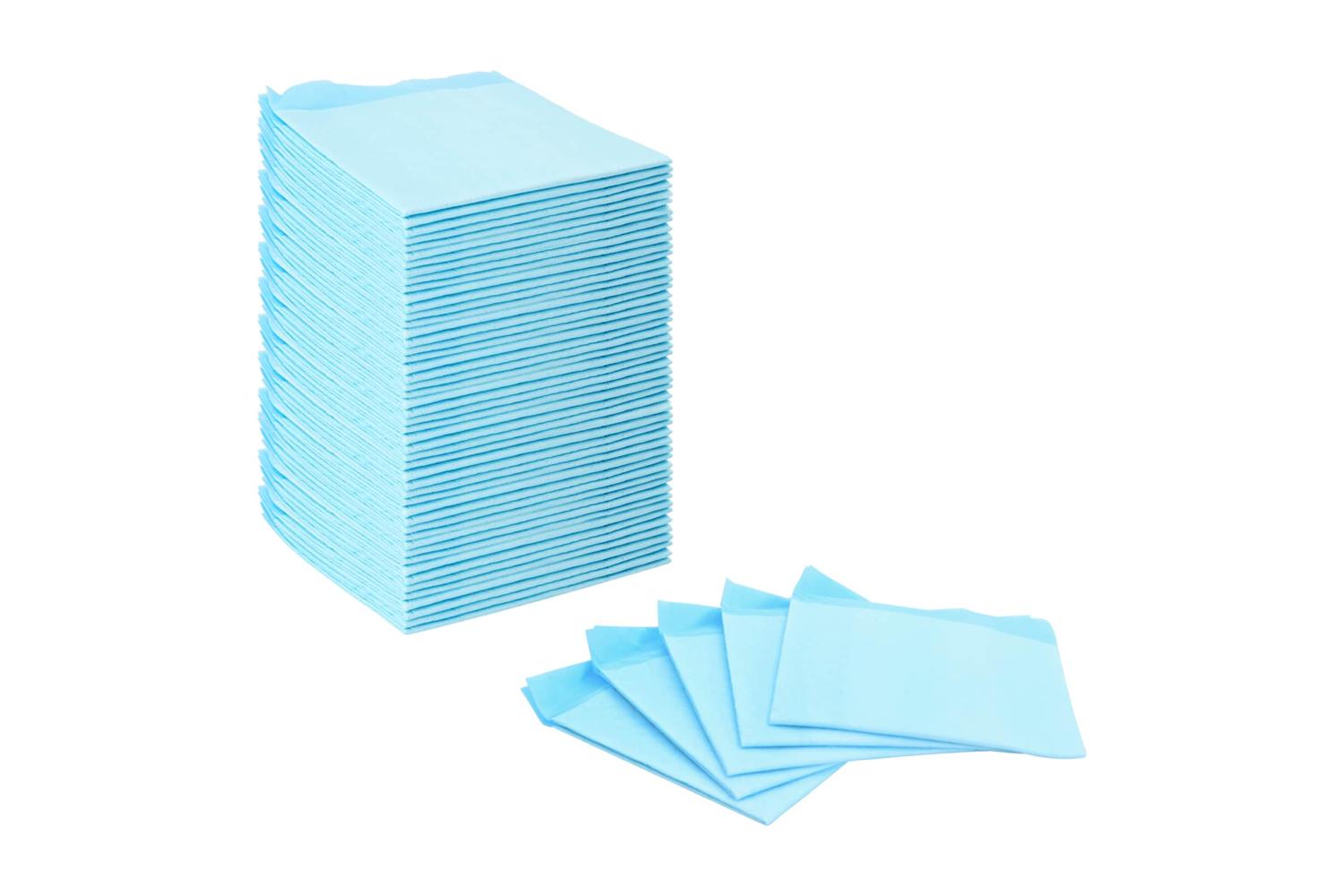 Vidaxl Pet Training Pad 50 Pcs Blue And White 45 X 33 Cm