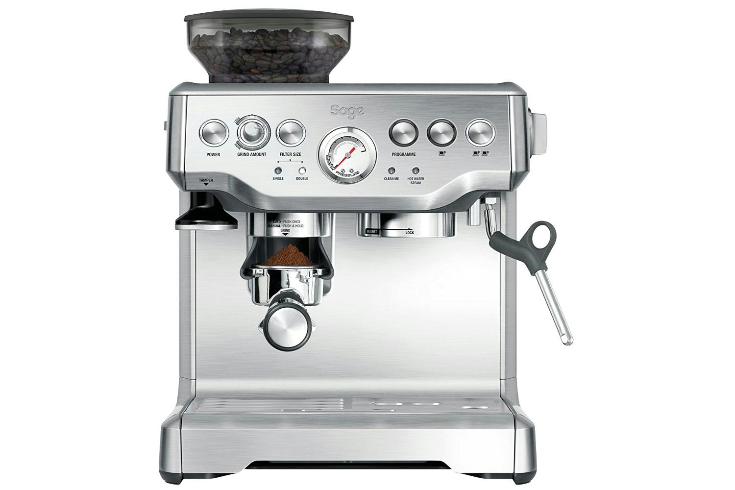 Sage Barista Express Espresso Coffee Machine | BES875UK | Brushed Stainless Steel Ireland
