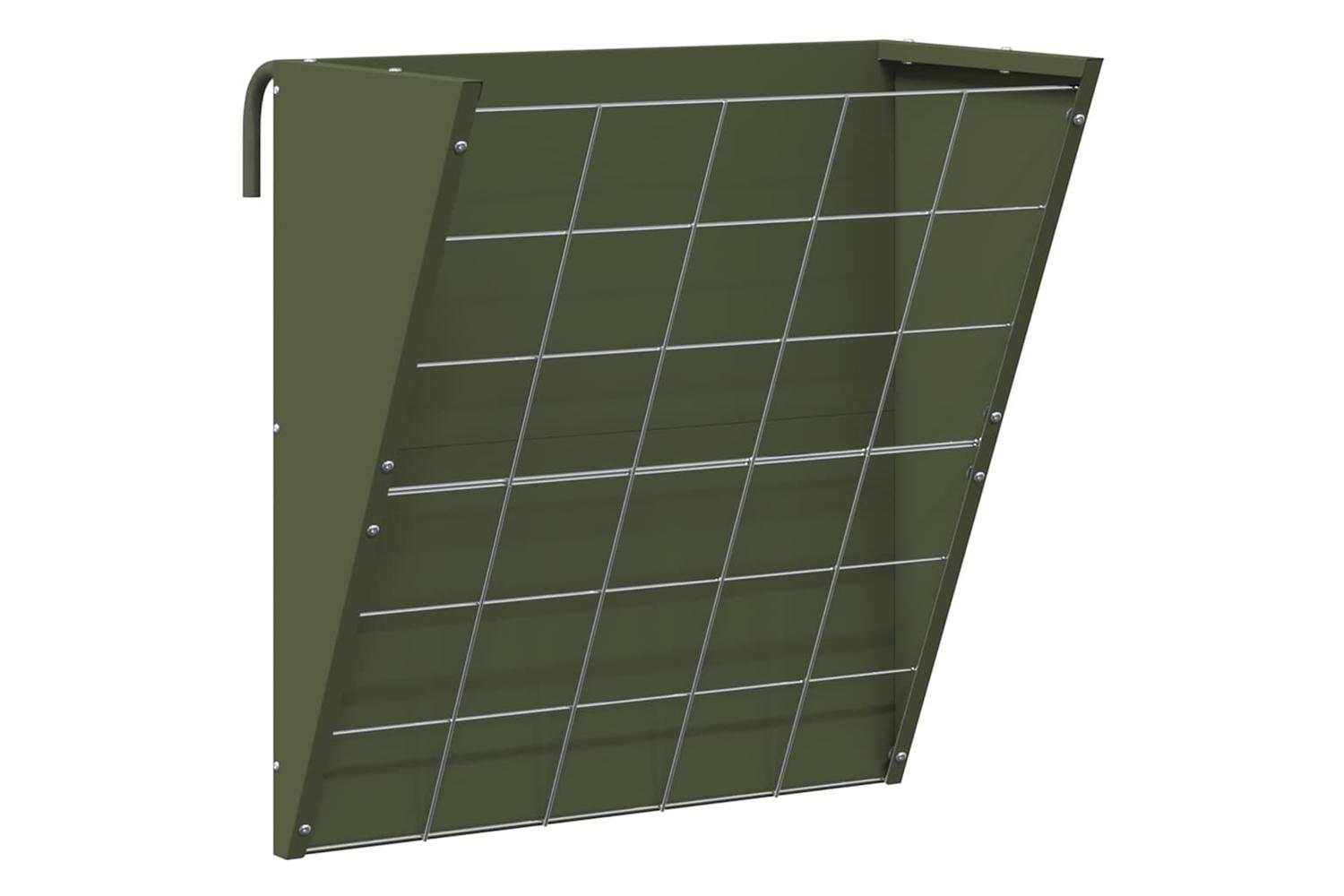 Vidaxl Hanging Hay Feeder Olive Green 61 X 33 X 66 Cm