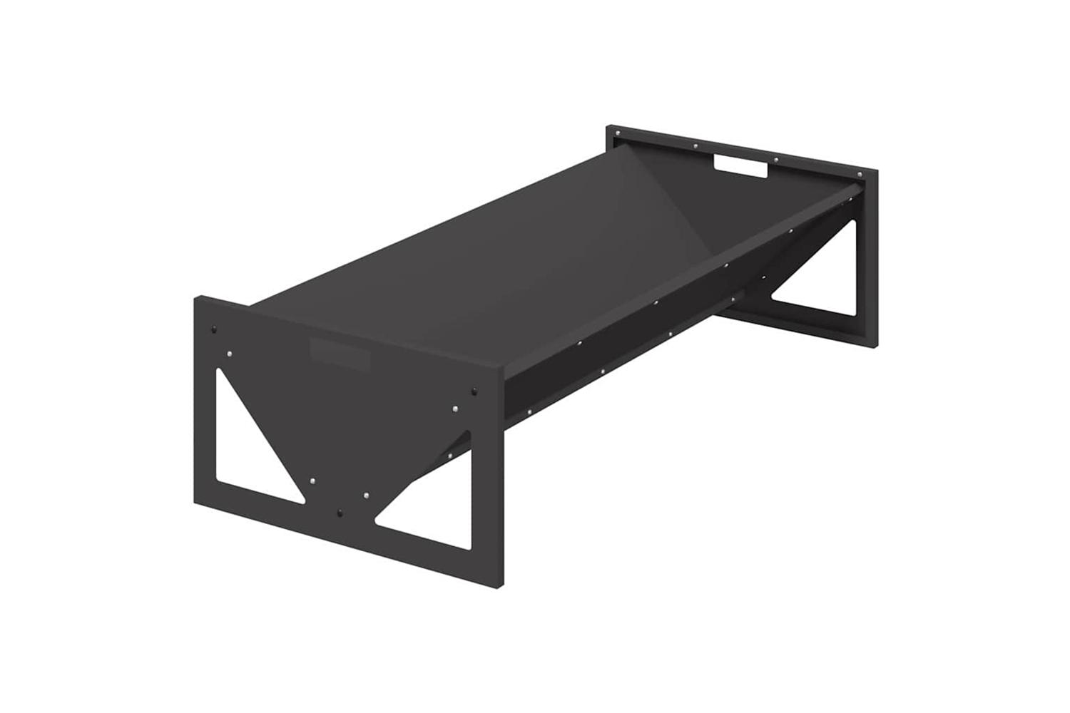 Vidaxl Livestock Feeding Trough Black 108 X 50 X 28 Cm
