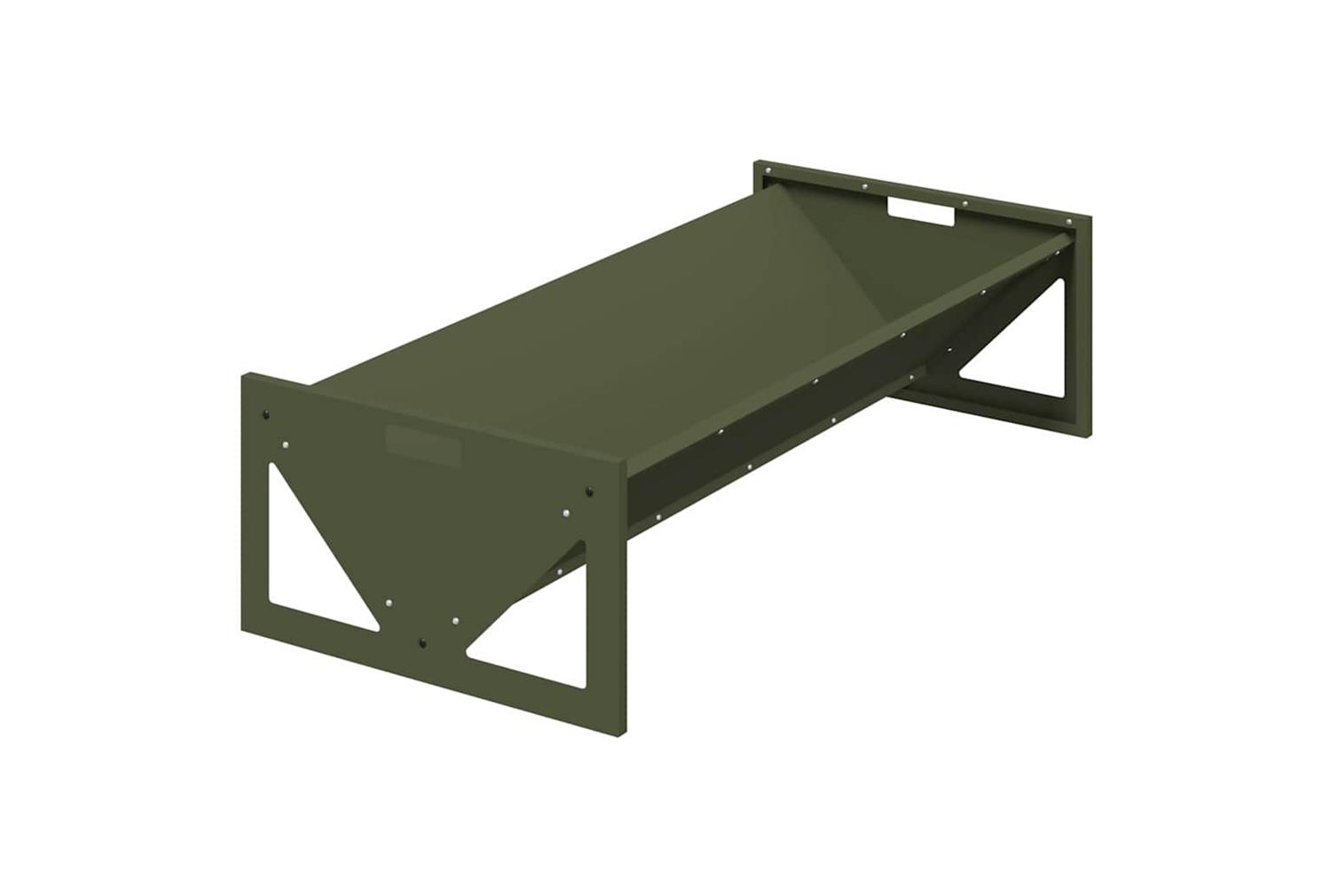 Vidaxl Livestock Feeding Trough Olive Green 108 X 50 X 28 Cm