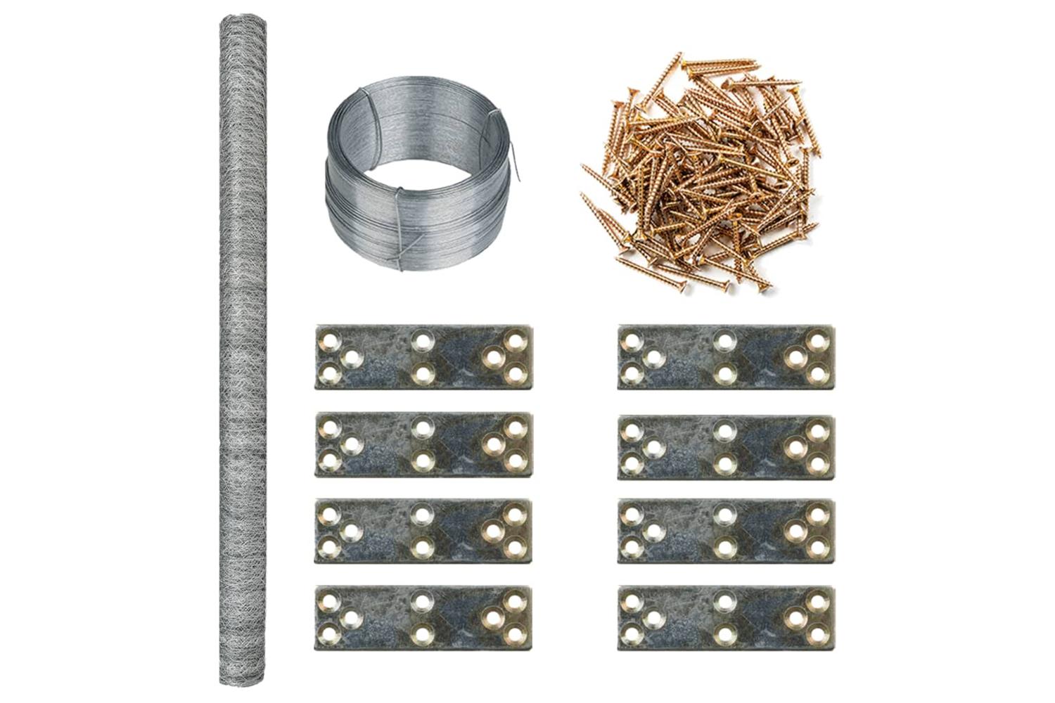 Vidaxl Chicken Coop Extension 268x100x190 Cm Metal