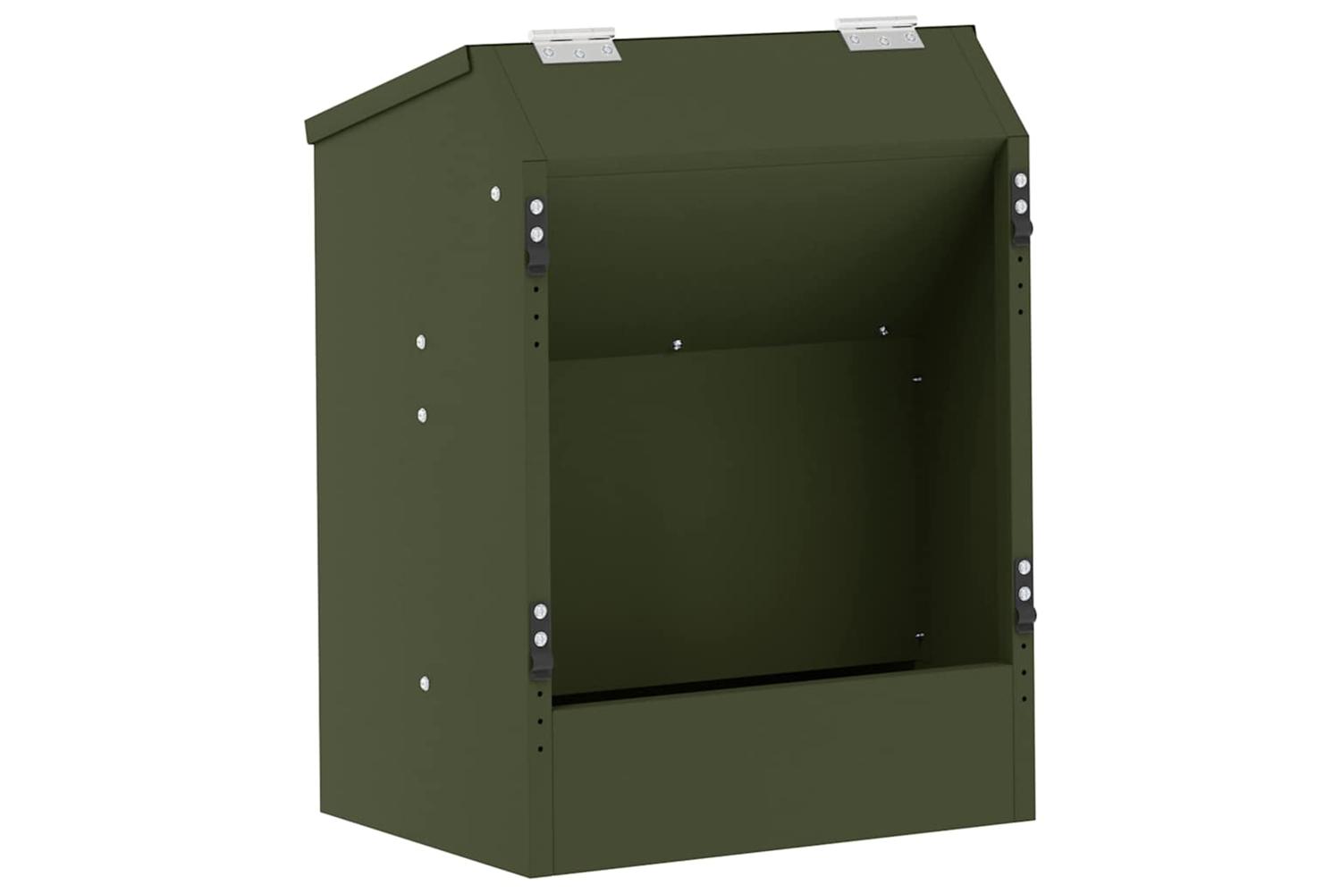 Vidaxl Rabbit Feeder Olive Green 335 X 255 X 455 Cm