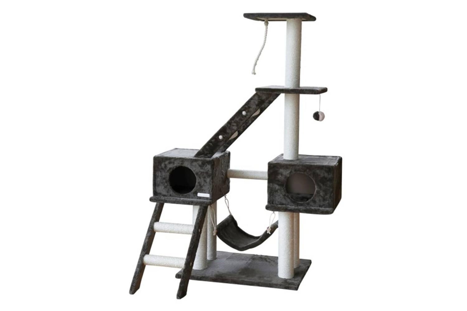 Kerbl Cat Scratching Post Granat 150 Cm Dark Grey