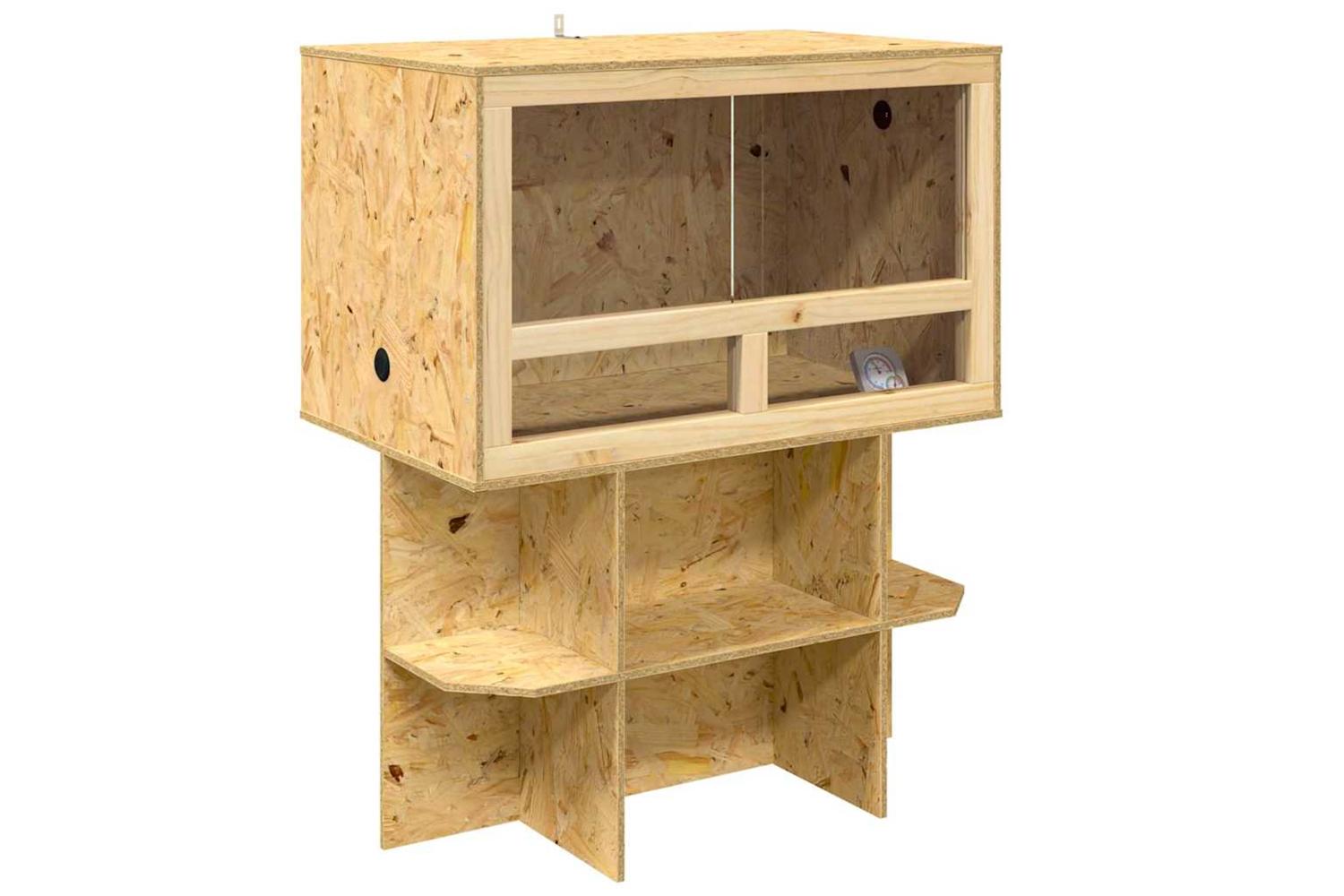 Vidaxl Terrarium Brown 80 X 50 X 100 Cm Osb