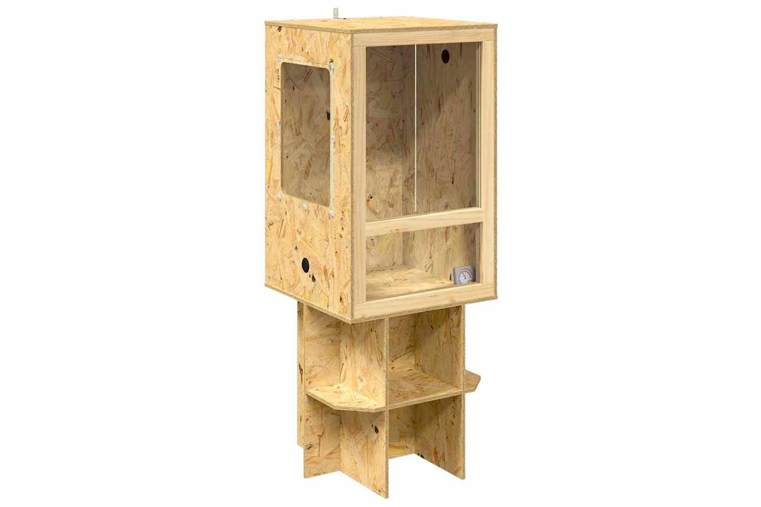 Vidaxl Terrarium Brown 50 X 50 X 130 Cm Osb