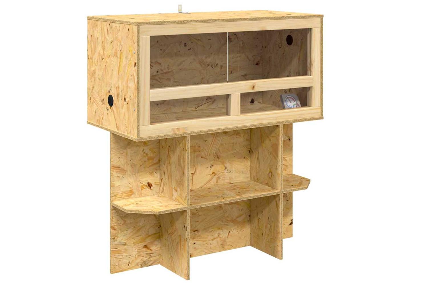 Vidaxl Terrarium Brown 80 X 40 X 90 Cm Osb