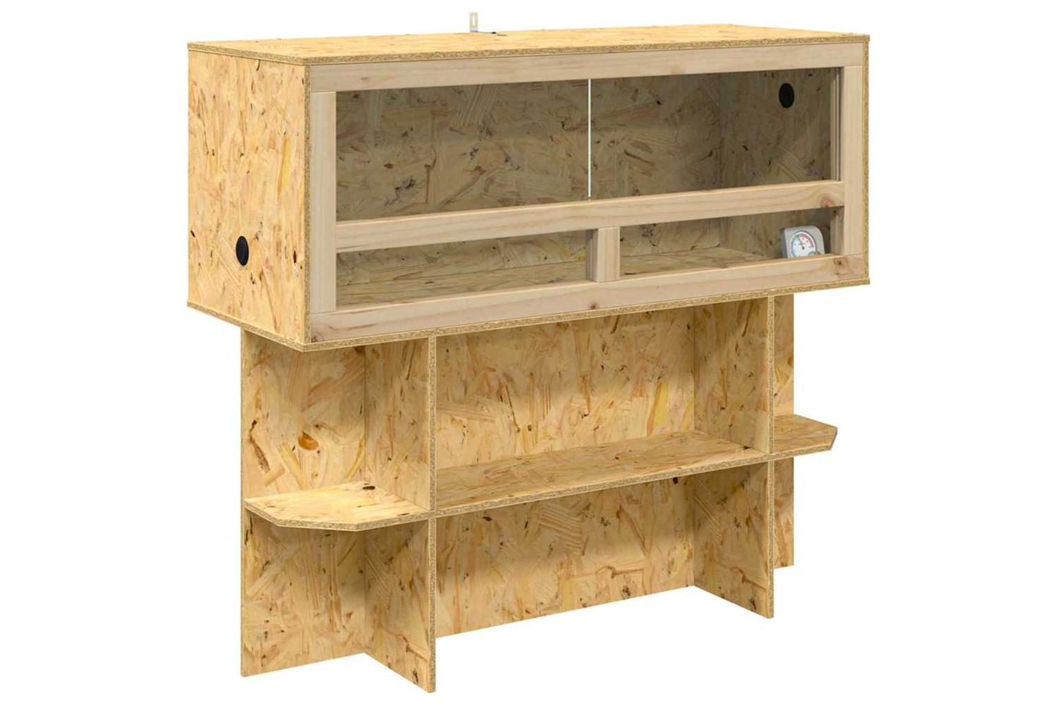 Vidaxl Terrarium Brown 100 X 40 X 90 Cm Osb