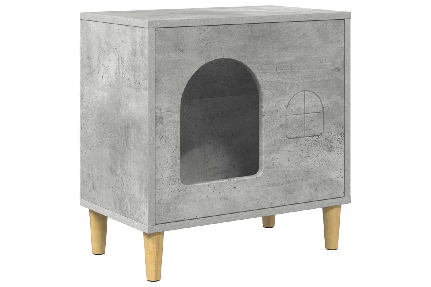 Vidaxl Cat House Concerte 51 X 30 X 52 Cm Engineered Wood