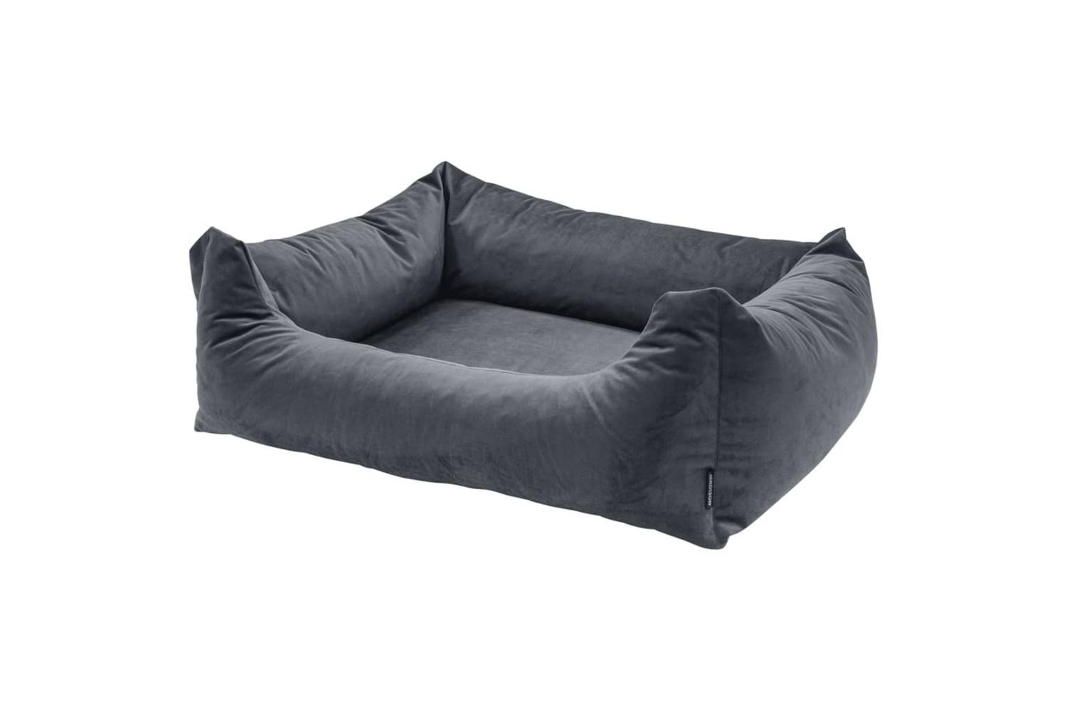 Madison Dog Bed Velvet 80x67x22 Cm Grey