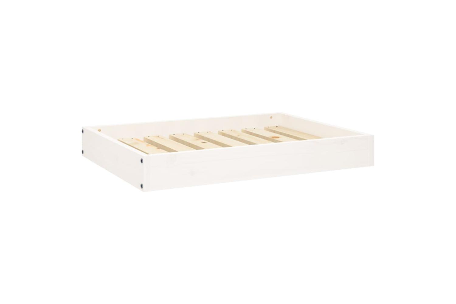 Vidaxl Dog Bed White 715x54x9 Cm Solid Wood Pine
