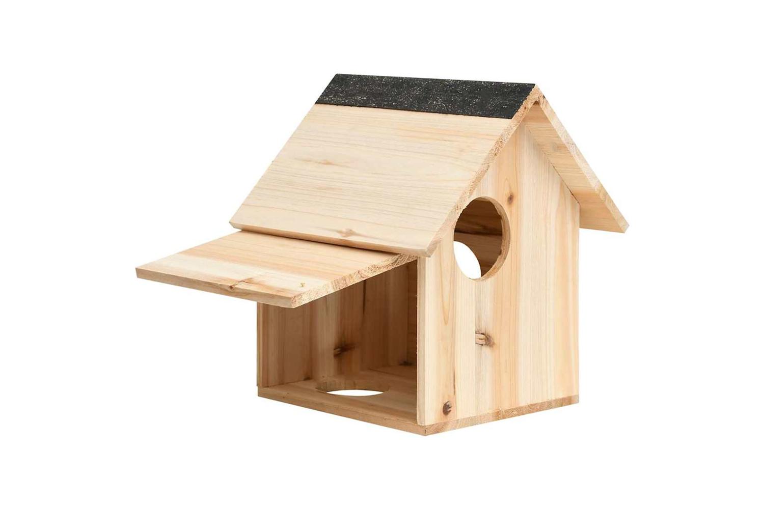 Vidaxl Squirrel House Solid Firwood 26x25x29 Cm