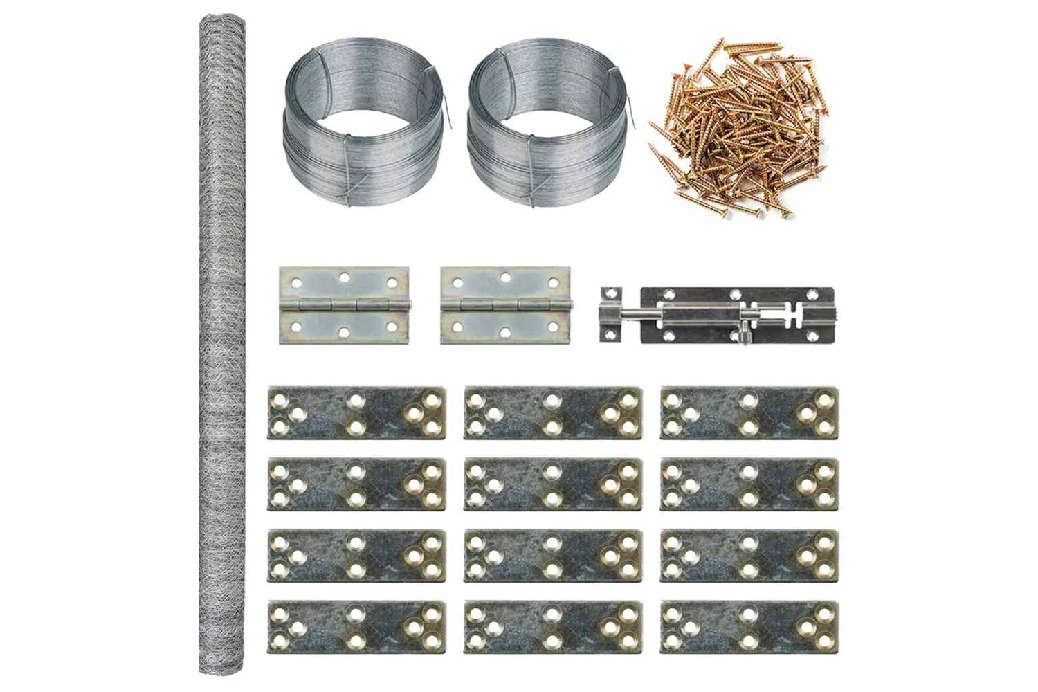 Vidaxl Chicken Cage 6x15x15 M Steel