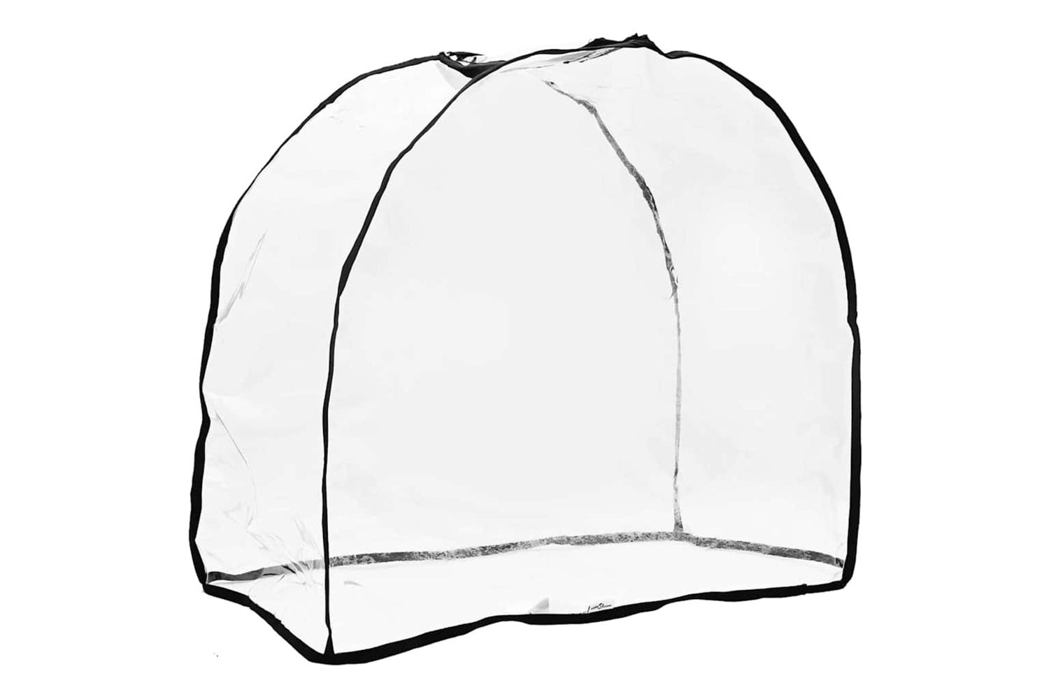 Vidaxl Pet Stroller Cover Folding Transparent 66 X 35 X 59 Cm Pvc