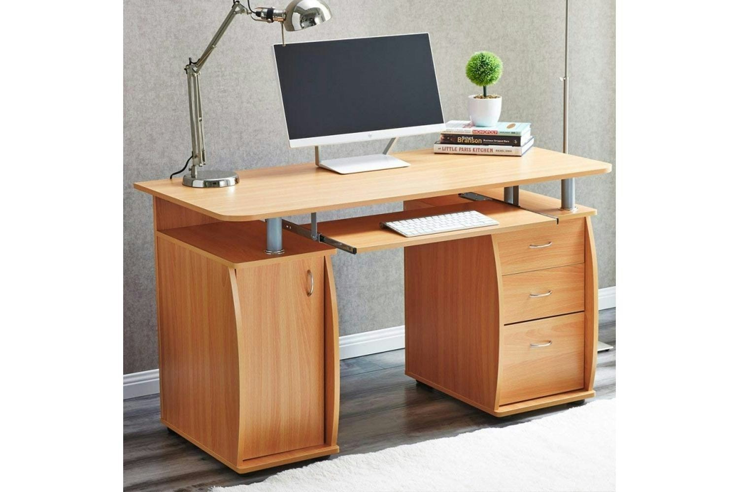 Raygar Deluxe Computer Desk & Cabinet | 3 Drawers