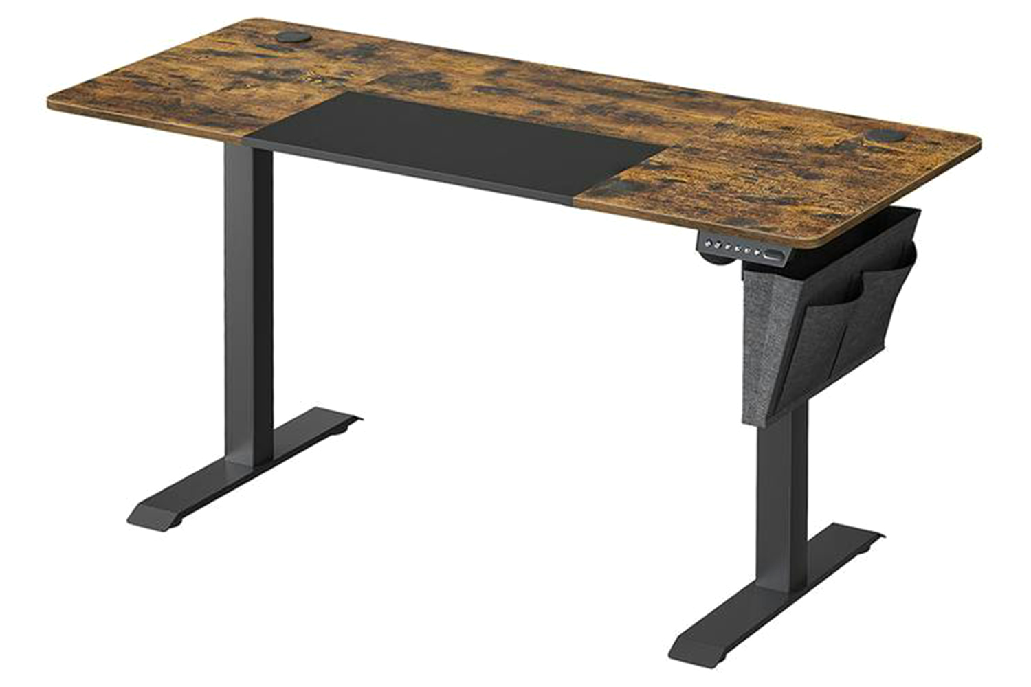 Standing Desk | Electric Height Adjustable | Wood Chipboard & Steel | 140 X 60 Cm