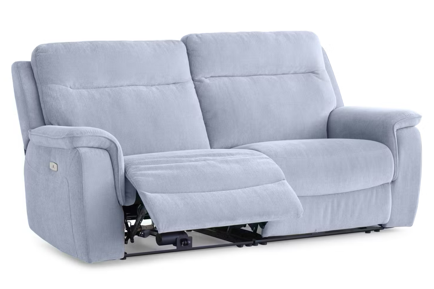 Beau 3 Seater Sofa | Power Recliner | Light Grey