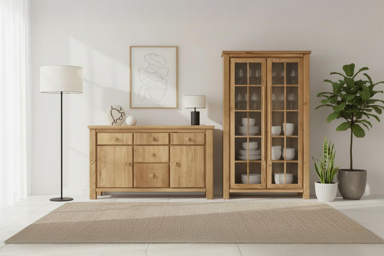 Hamilton Medium Buffet | Natural