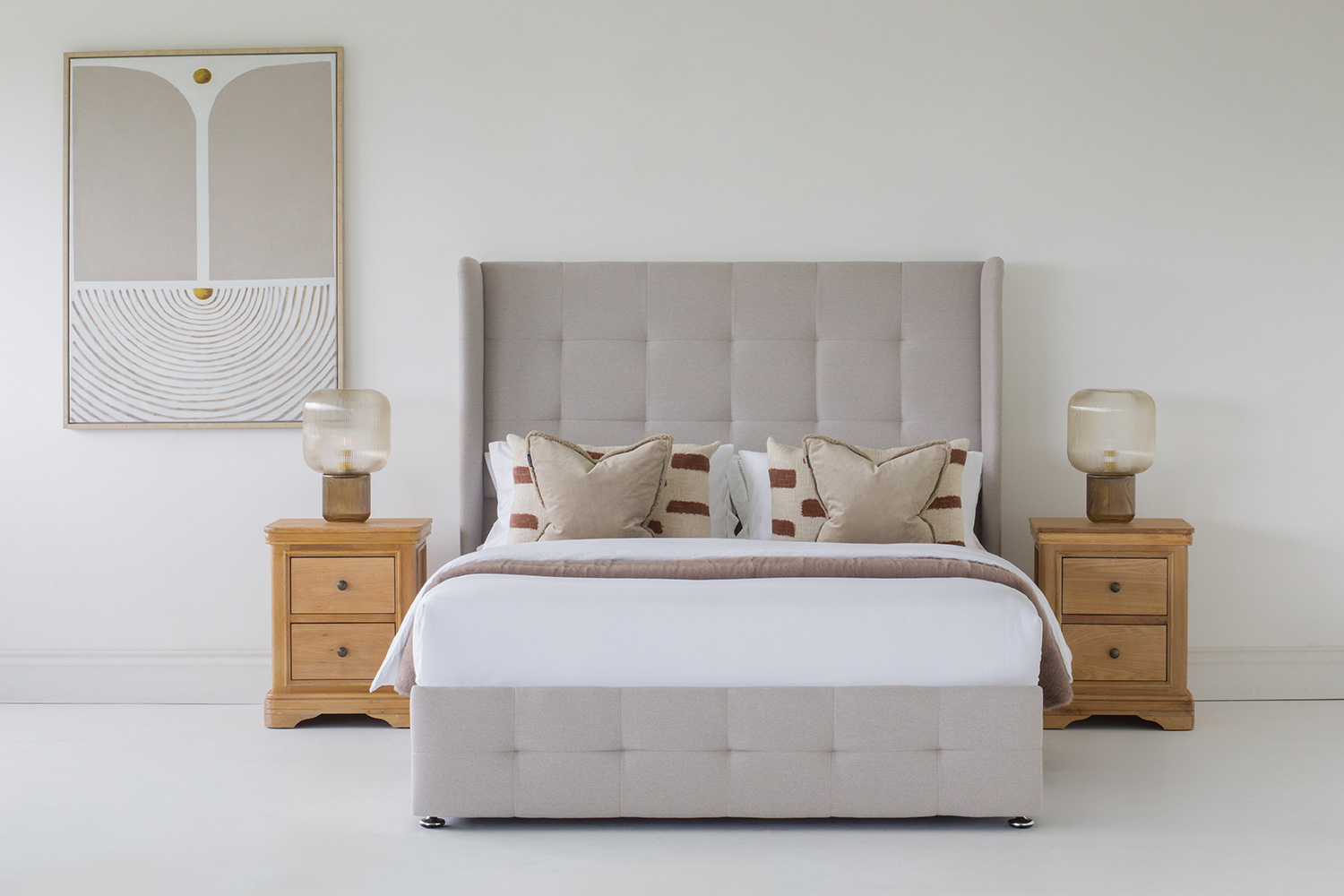 Briody | Safron Winged Headboard | King | 5ft | Colour Options
