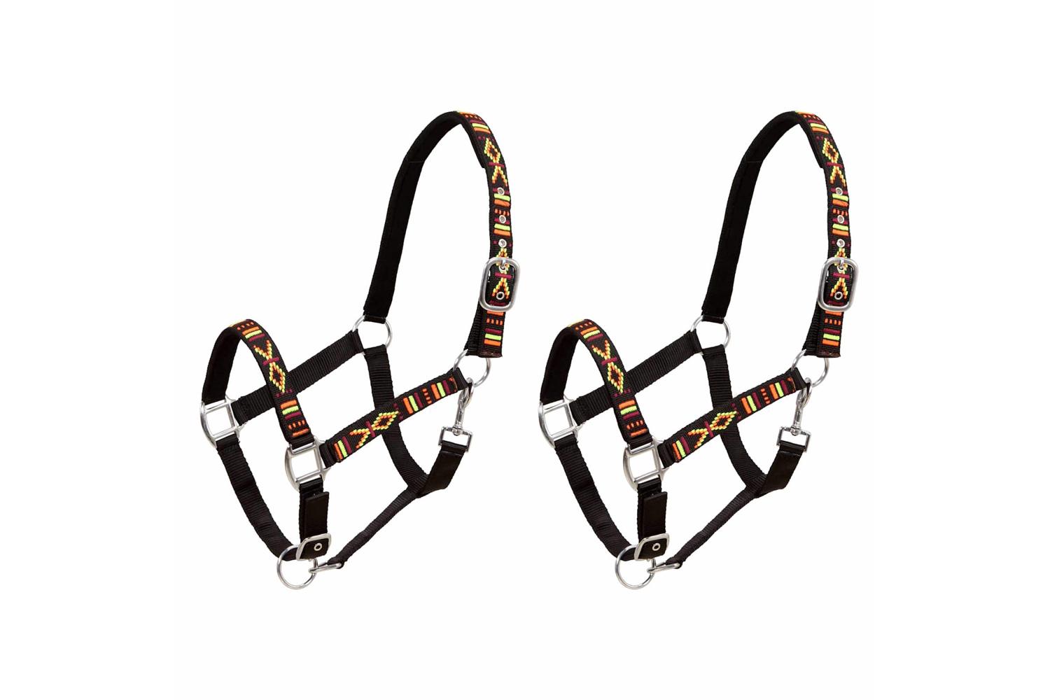 Vidaxl Headcollar Black 100% Nylon