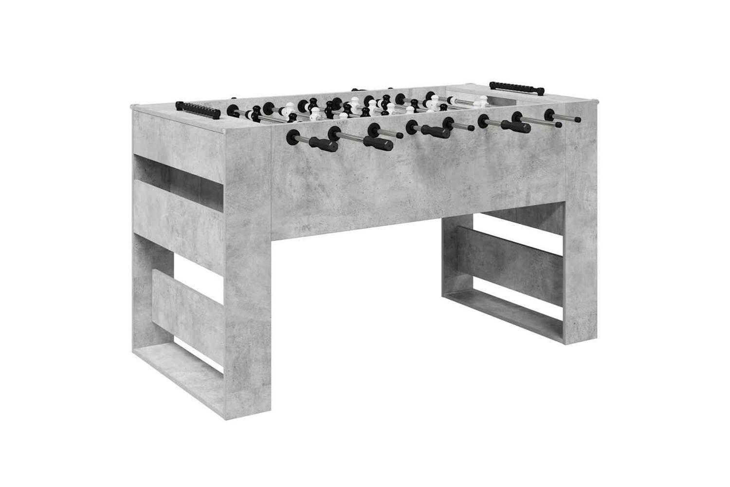 Vidaxl Football Table Concrete Grey 146.5 X 74 X 85 Cm Engineered Wood
