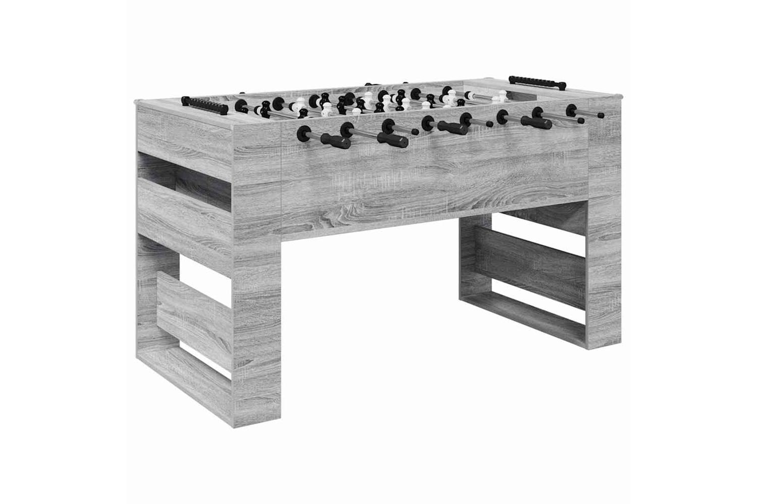 Vidaxl Football Table Grey Sonoma 146.5 X 74 X 85 Cm Engineered Wood