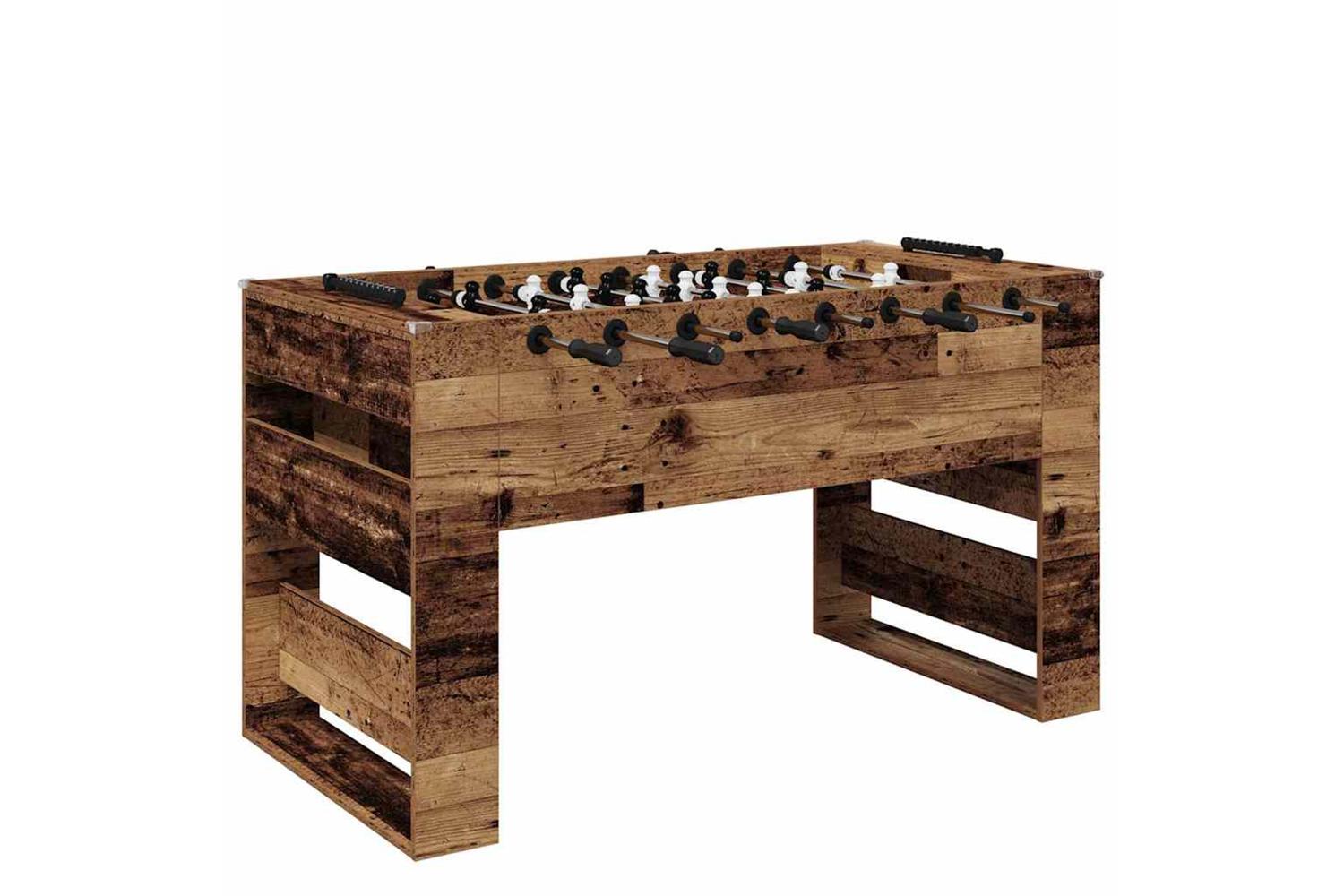 Vidaxl Football Table Old Wood 146.5 X 74 X 85 Cm Engineered Wood