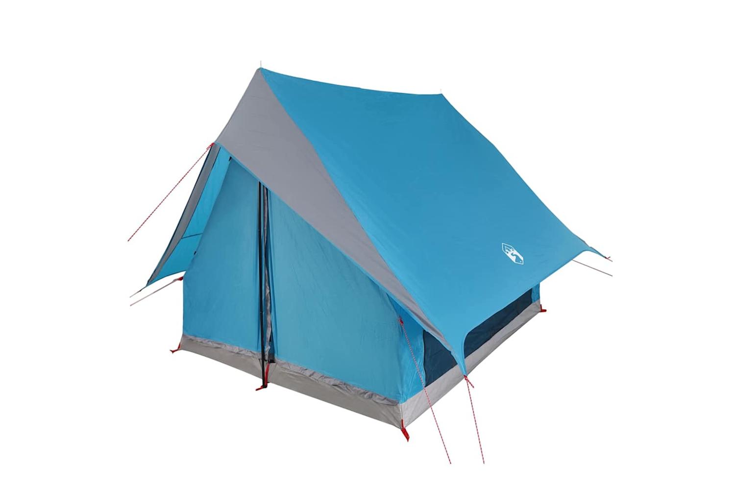 Vidaxl Family Tent With Roof Blue And Grey 220 X 220 X 184 Cm