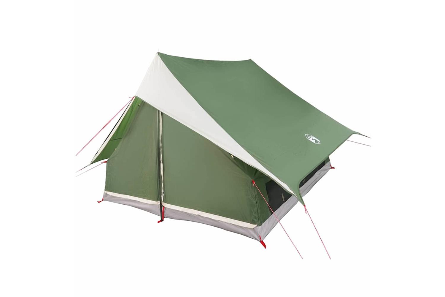 Vidaxl Family Tent With Roof Green And White 256 X 256 X 185 Cm