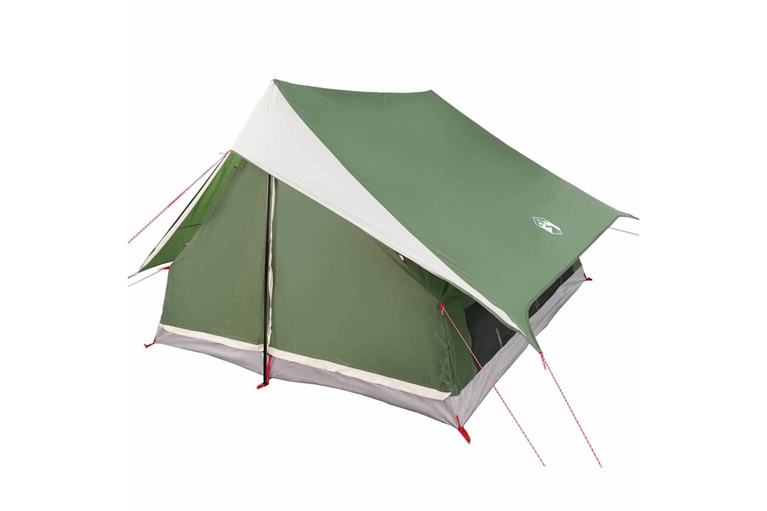 Vidaxl Family Tent With Roof Green And White 315 X 286 X 200 Cm