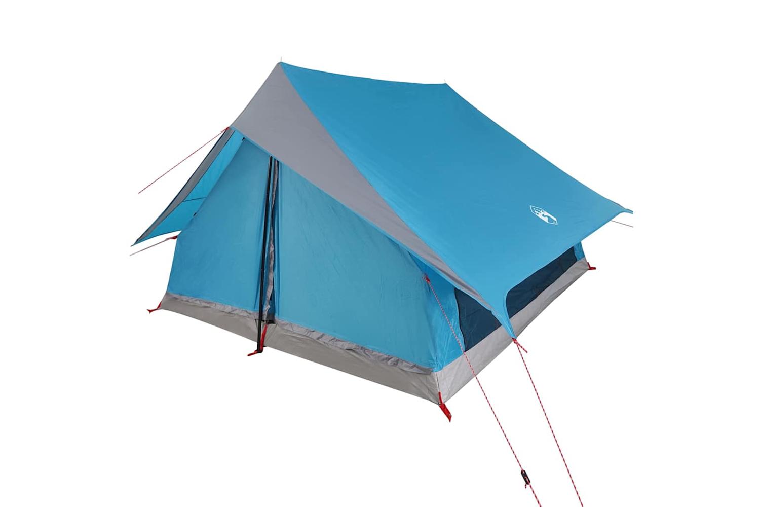 Vidaxl Family Tent With Roof Blue And Grey 315 X 286 X 200 Cm