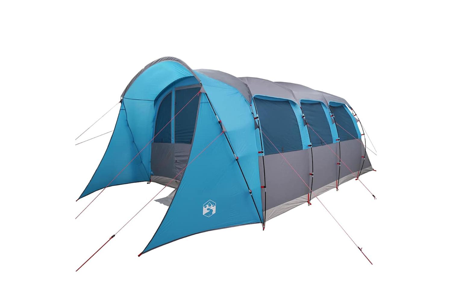 Vidaxl Family Tent With Roof Blue And Grey 576 X 325 X 213 Cm