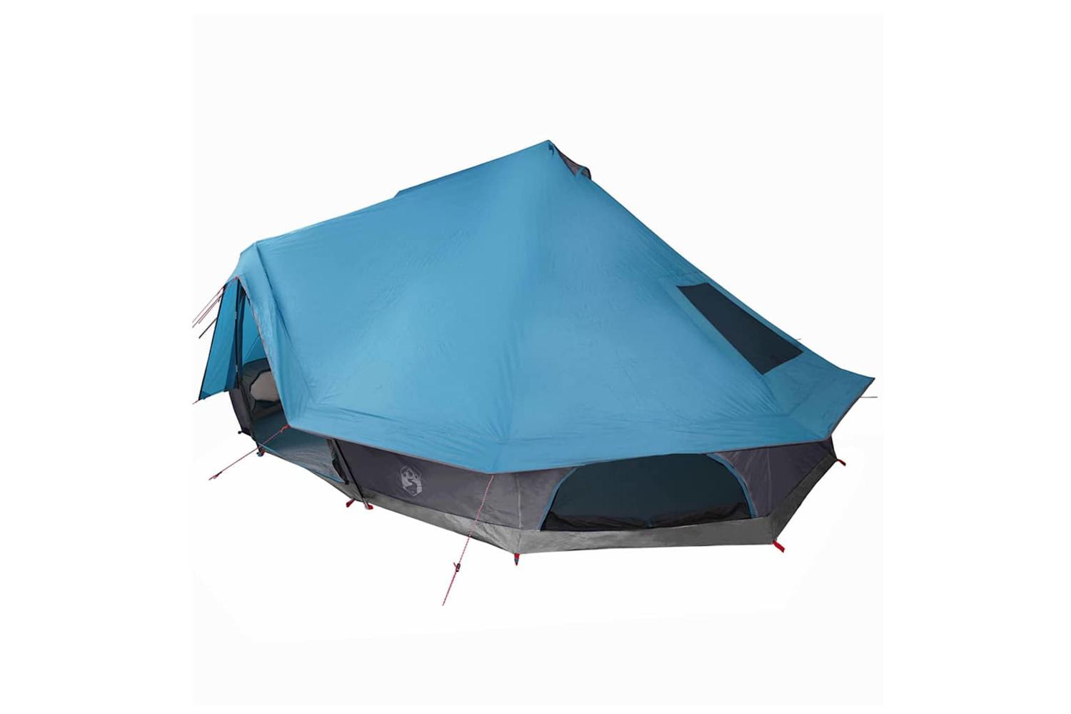 Vidaxl Family Tipi Tent Tipi With Roof Blue 680 X 430 X 270 Cm