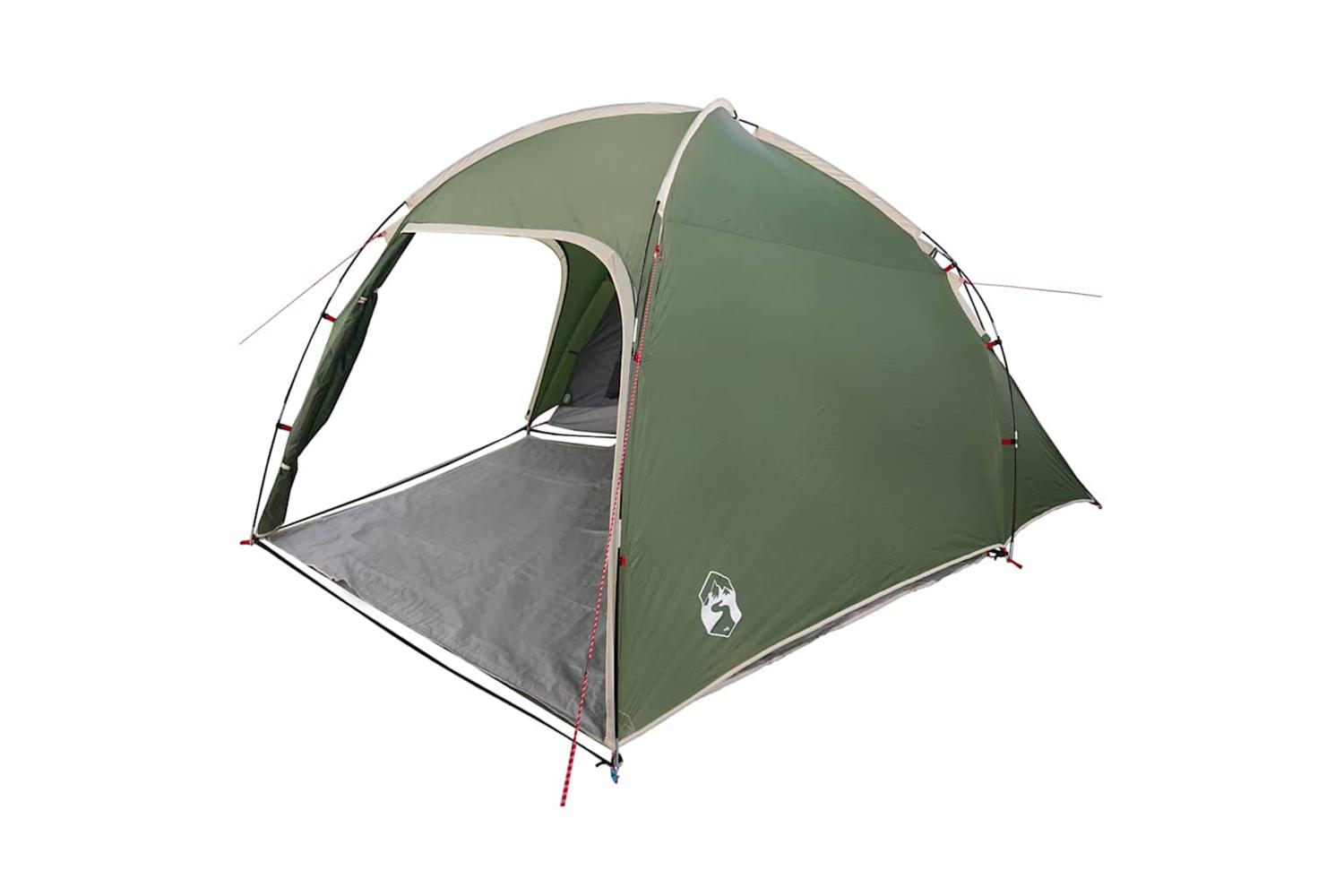 Vidaxl Tent Folding Green 370 X 230 X 185 Cm Polyester And Fibreglass