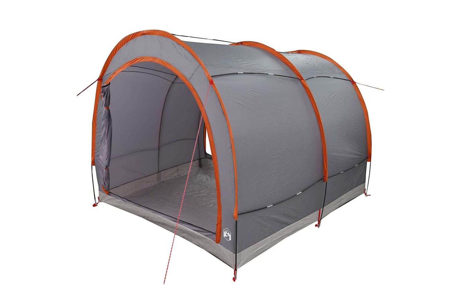 Vidaxl Bike Storage Tent With Roof Grey And Orange 256 X 222 X 182 Cm
