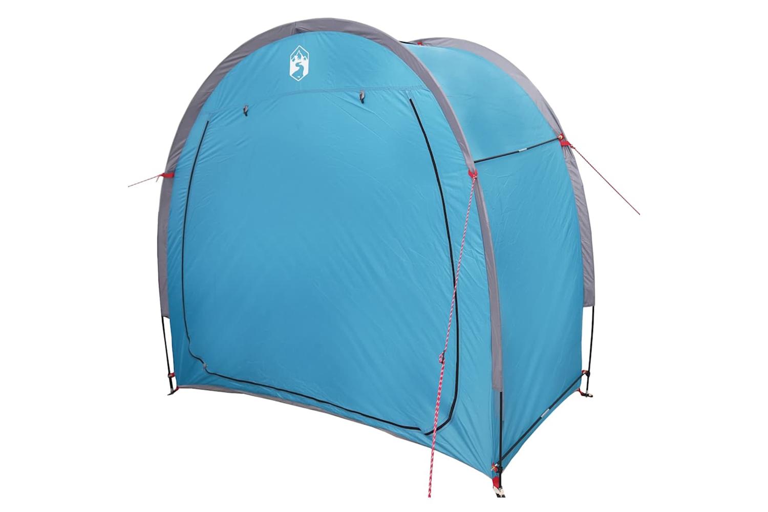 Vidaxl Bike Storage Tent With Roof With Storage Blue 210 X 90 X 174 Cm