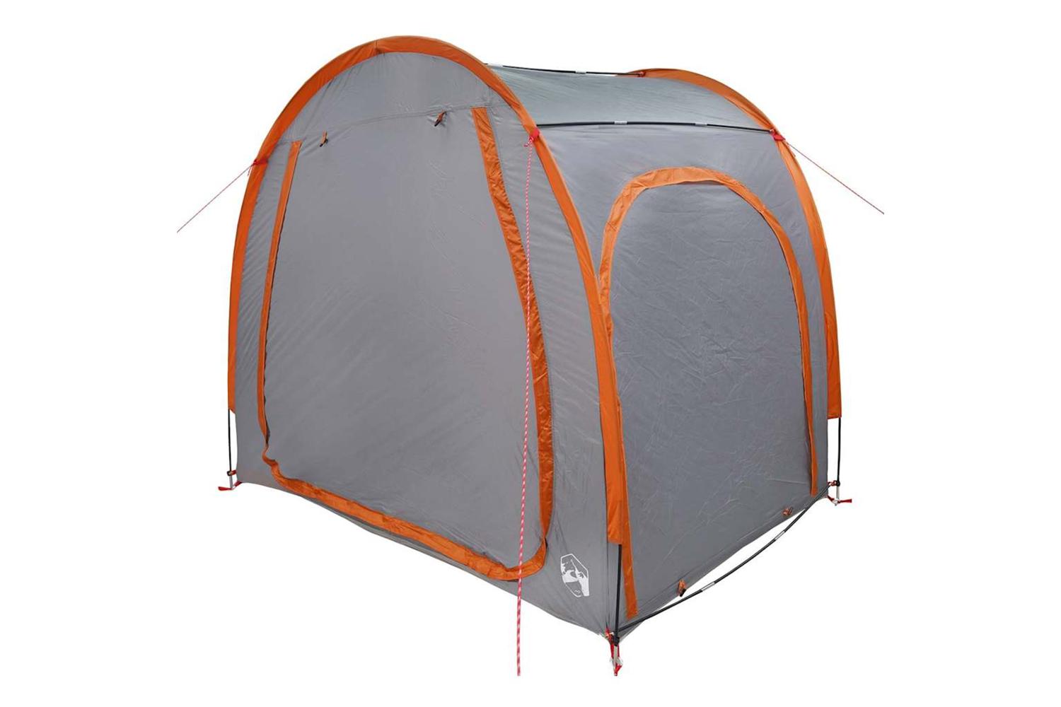 Vidaxl Bike Storage Tent With Roof Grey And Orange 218 X 156 X 180 Cm