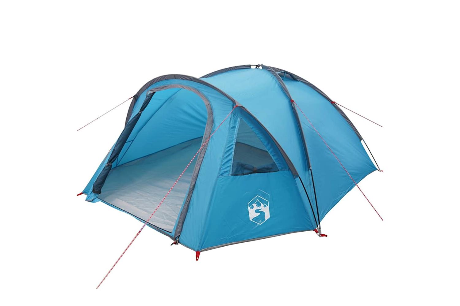 Vidaxl Camping Tent With Roof Blue 308 X 268 X 130 Cm Polyester