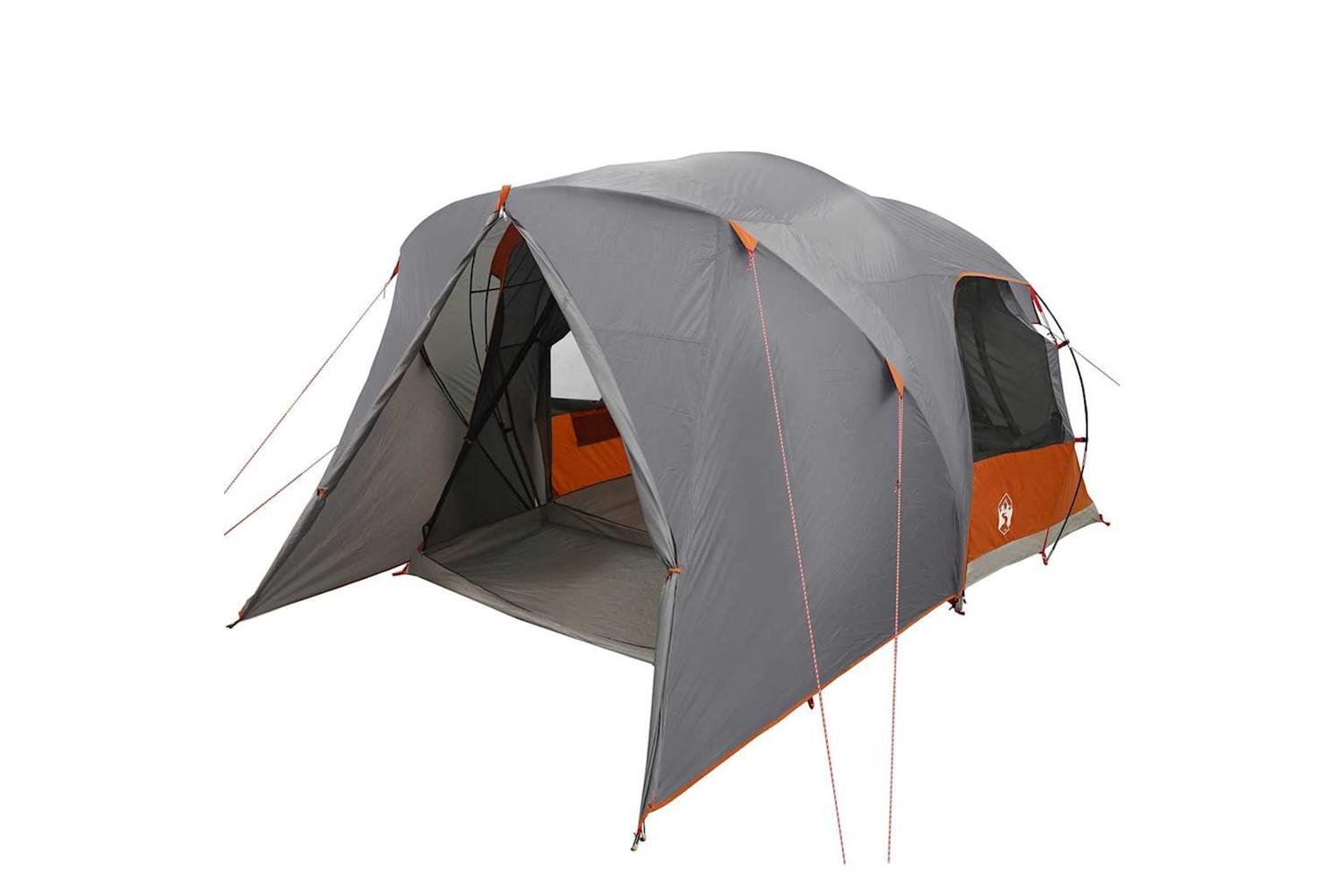 Vidaxl Dome Tent With Roof Grey And Orange 500 X 314 X 206 Cm