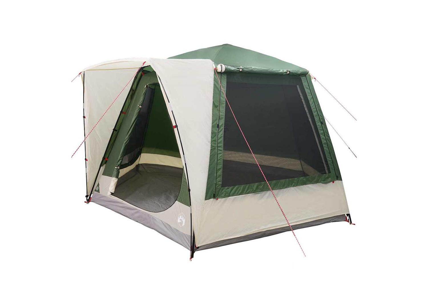 Vidaxl Camping Tent Green 420 X 420 X 227 Cm Polyester